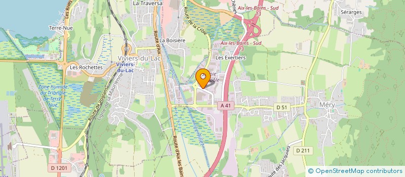 localisation de l'entreprise SODEVA TDS à MERY