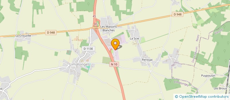 localisation de l'entreprise SODEVAGRI  LIMALONGES