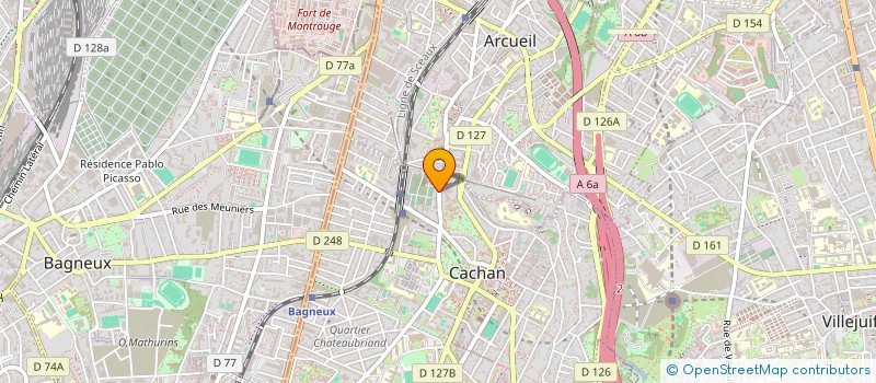 localisation de l'entreprise SODEVALE à CACHAN
