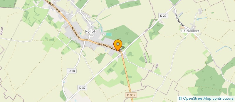 localisation de l'entreprise SODEVAN  ROLLOT