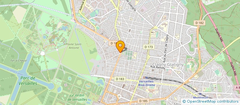 localisation de l'entreprise SODEVCO à VERSAILLES