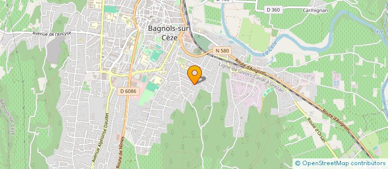 localisation de l'entreprise SODEVI  BAGNOLS-SUR-CEZE