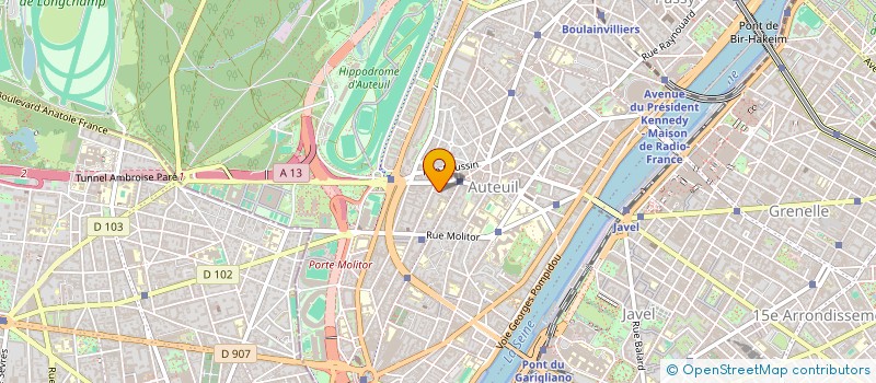 localisation de l'entreprise SODEVIM à PARIS
