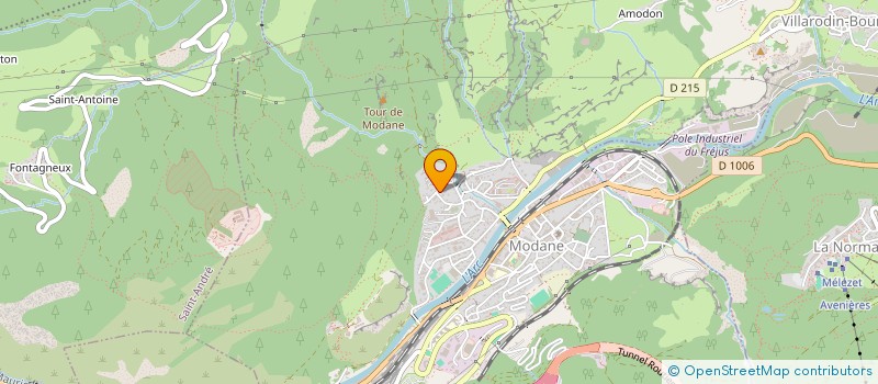 localisation de l'entreprise SODEVIMA  MODANE