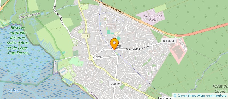 localisation de l'entreprise SODEX AUTOCENTRE CONTROLE à ARES