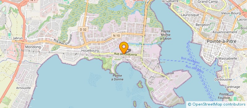 localisation de l'entreprise SODEX CAPESTERRE à BAIE-MAHAULT
