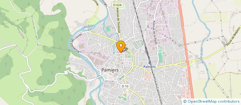 localisation de l'entreprise SODEX CLUB à PAMIERS