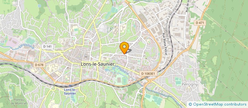 localisation de l'entreprise SODEX DE L ENTREPRISE GRIGI à LONS-LE-SAUNIER