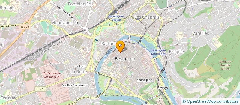 localisation de l'entreprise SODEX DES ETS DE GRIBALDY à BESANCON