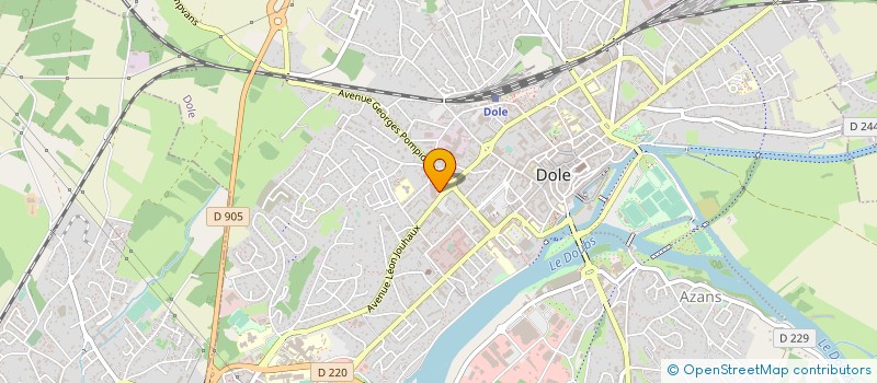localisation de l'entreprise SODEX DES ETS GRIFFON à DOLE