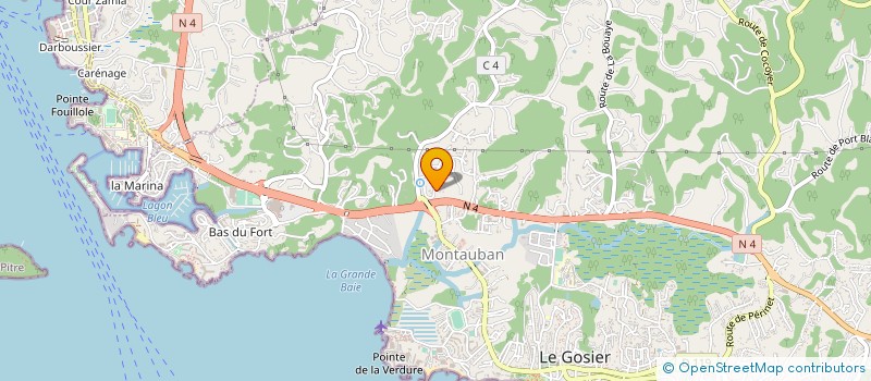 localisation de l'entreprise SODEX ETS COCOTERAIE à LE GOSIER