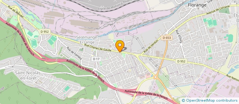 localisation de l'entreprise SODEX FAGOT THIL  SEREMANGE-ERZANGE