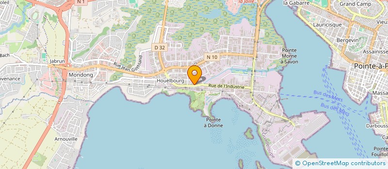 localisation de l'entreprise SODEX GRIPPON à BAIE-MAHAULT