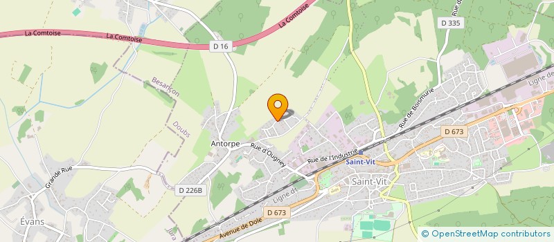 localisation de l'entreprise SODEX MARTELET PRECISION  VELESMES-ESSARTS