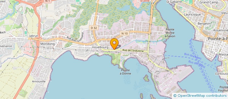 localisation de l'entreprise SODEX PETIT CANAL à BAIE-MAHAULT