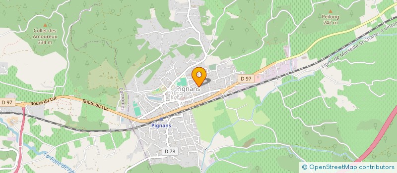 localisation de l'entreprise SODEXA  PIGNANS