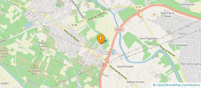 localisation de l'entreprise SODEXIM  MARAUSSAN