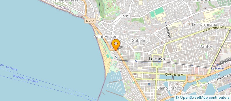 localisation de l'entreprise SODEXIM à LE HAVRE