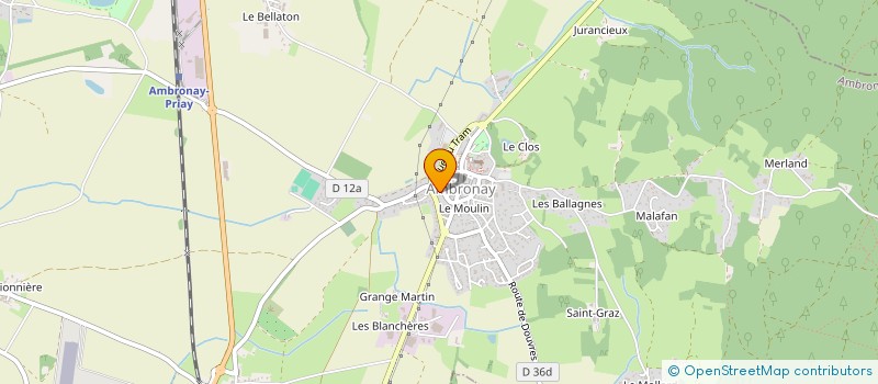 localisation de l'entreprise SODEXIS à AMBRONAY