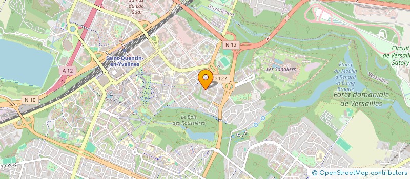 localisation de l'entreprise SODEXO ENERGIE ET MAINTENANCE  GUYANCOURT