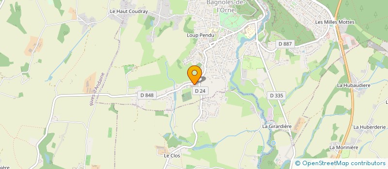 localisation de l'entreprise SODEXT à BAGNOLES-DE-L'ORNE-NORMANDIE