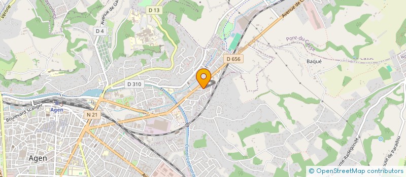 localisation de l'entreprise SODEXVET à AGEN