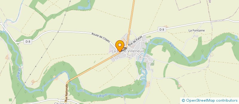 localisation de l'entreprise SODEYP à CLOYES-LES-TROIS-RIVIERES