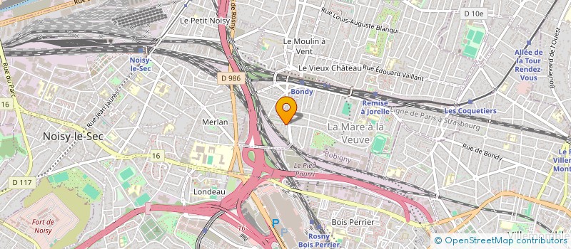 localisation de l'entreprise SODHI  BONDY