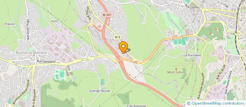 localisation de l'entreprise SODI ALARME à ROCHE-LA-MOLIERE