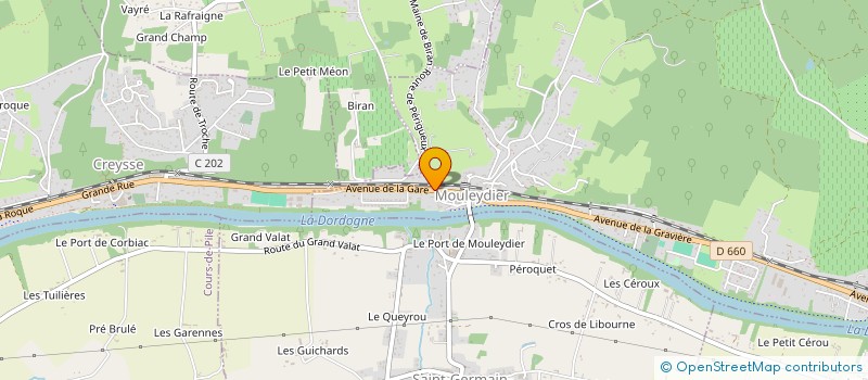 localisation de l'entreprise SODI BIO à MOULEYDIER