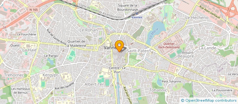 localisation de l'entreprise SODI BO 128 à VANNES