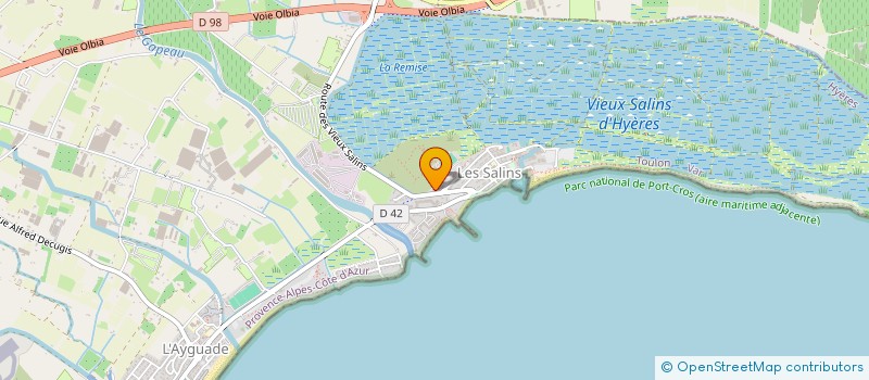 localisation de l'entreprise SODI CASH  HYERES