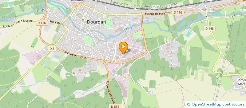 localisation de l'entreprise SODI FORME à DOURDAN