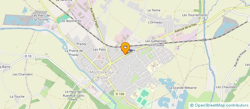 localisation de l'entreprise SODI GRACH SARL à MONTOIRE-SUR-LE-LOIR