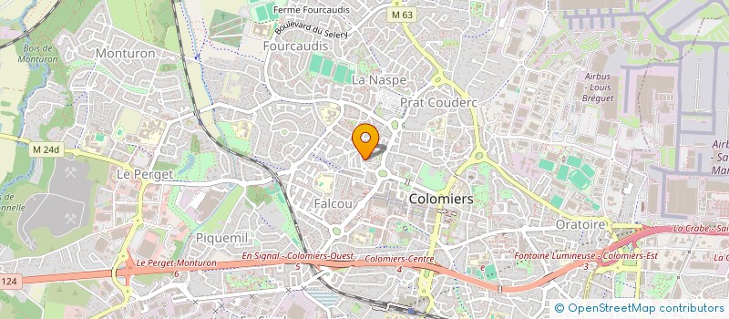 localisation de l'entreprise SODIAC à COLOMIERS