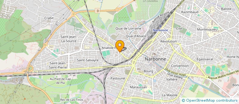 localisation de l'entreprise SODIAC SOC DIFFUSION ACCESSOIR à NARBONNE