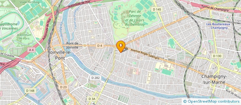 localisation de l'entreprise SODIAG à CHAMPIGNY-SUR-MARNE