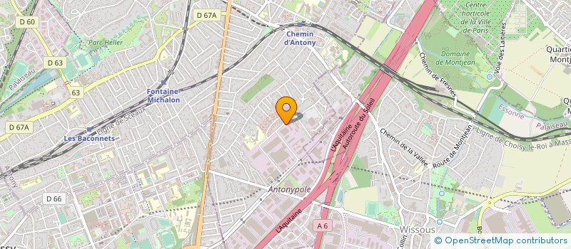 localisation de l'entreprise SODIAG FRANCE à ANTONY