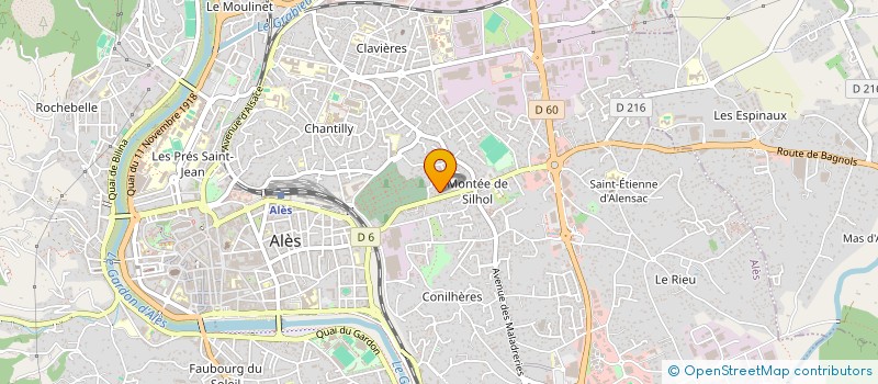 localisation de l'entreprise SODIAL à ALES