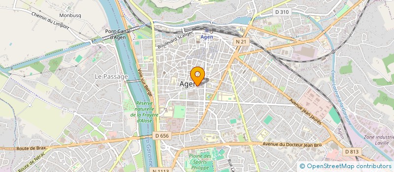 localisation de l'entreprise SODIAL à AGEN