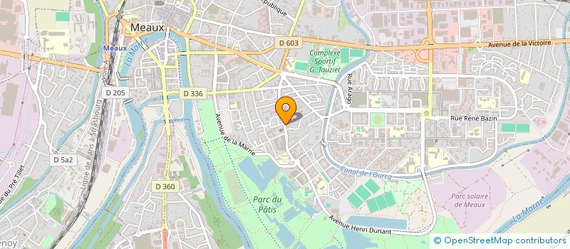 localisation de l'entreprise SODIAL à MEAUX