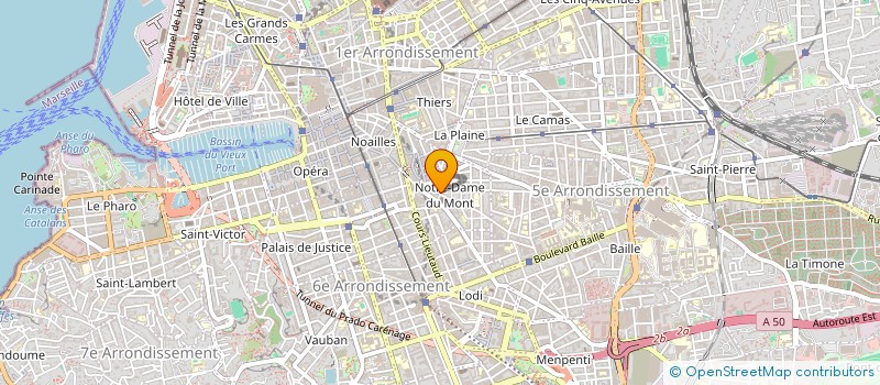 localisation de l'entreprise SODIALUX à MARSEILLE
