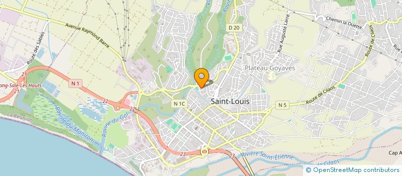 localisation de l'entreprise SODIAM  SAINT-LOUIS