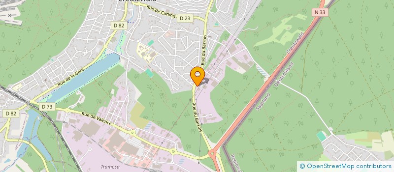 localisation de l'entreprise SODIAMARS  CREUTZWALD