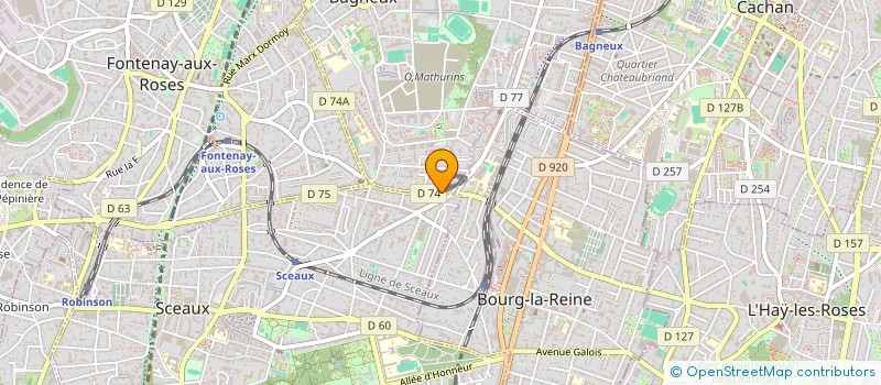 localisation de l'entreprise SODIANK à BAGNEUX