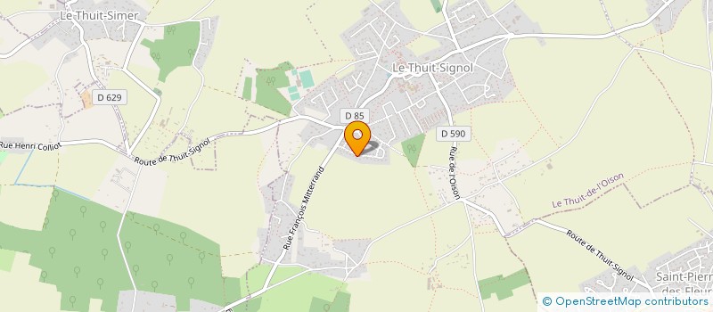 localisation de l'entreprise SODIANOR à LE THUIT DE L'OISON