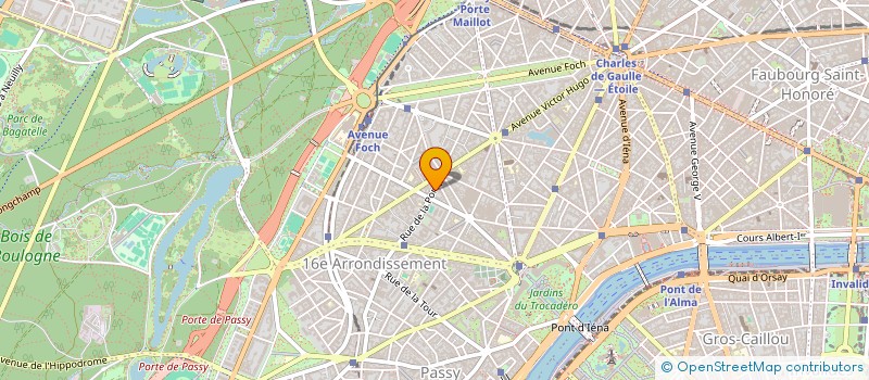 localisation de l'entreprise SODIAV à PARIS