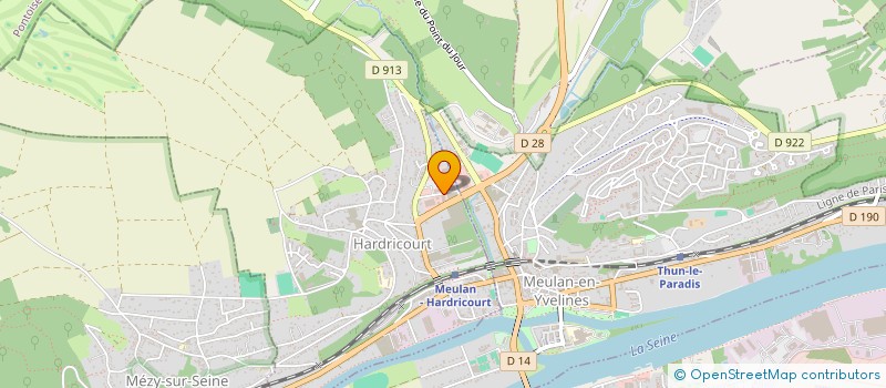 localisation de l'entreprise SODIBA  HARDRICOURT