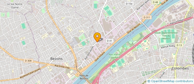 localisation de l'entreprise SODIBATI  BEZONS