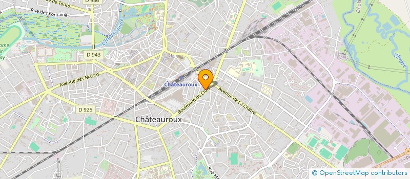 localisation de l'entreprise SODIBO 62  CHATEAUROUX